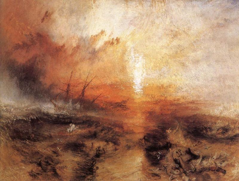 J.M.W. Turner Slavers throwing overboard the Dead and Dying oil painting picture